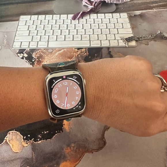 Authentic Up Cycled Louis Vuitton Watch Band - Picture 4 of 5